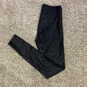 Carbon38 Leopard Print Leggings, Size XS